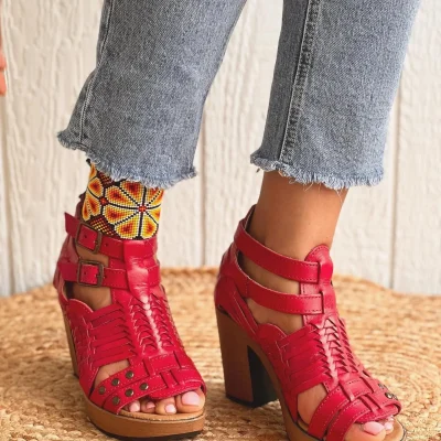 Huarache Sandal Mexican Style Boho Hippie All Sizes